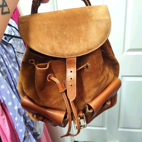 Vintage Gucci backpack style handbag - Picture 5 of 8
